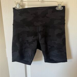 lululemon Black Camo Shorts